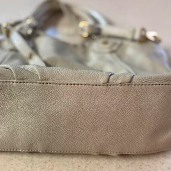 Marc by Marc Jacobs Genuine Soft Cow Leather Bag in Light Gray Color X Large - Picture 7 of 11